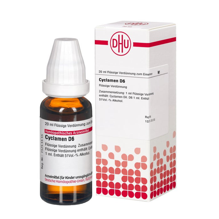 DHU Cyclamen D6 Dilution, 20 ml Lösung