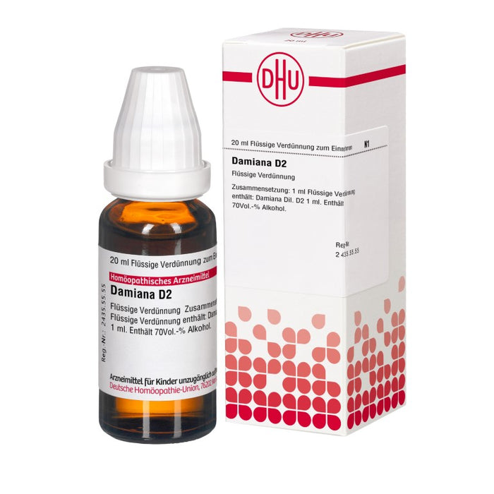 DHU Damiana D2 Dilution, 20 ml Lösung