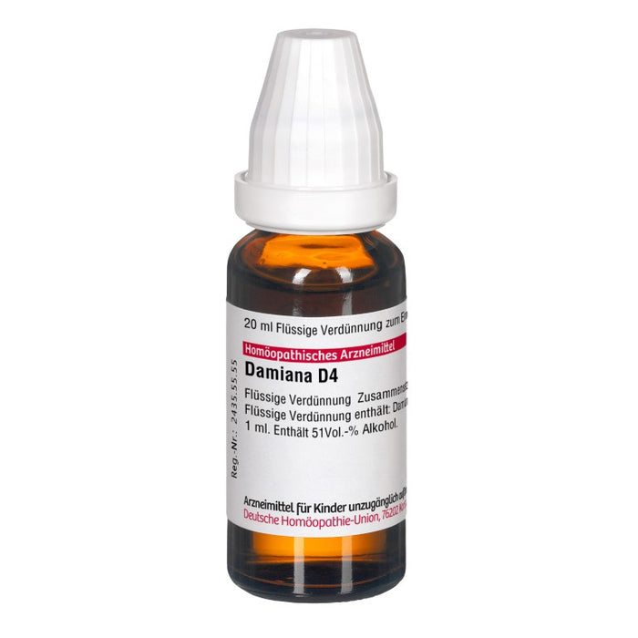 DHU Damiana D4 Dilution, 20 ml Lösung