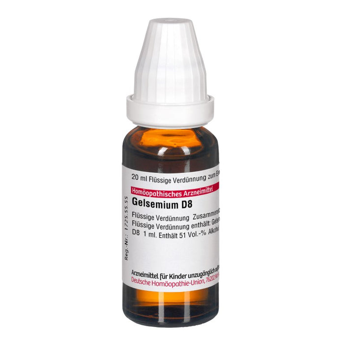 DHU Gelsemium D8 Dilution, 20 ml Lösung