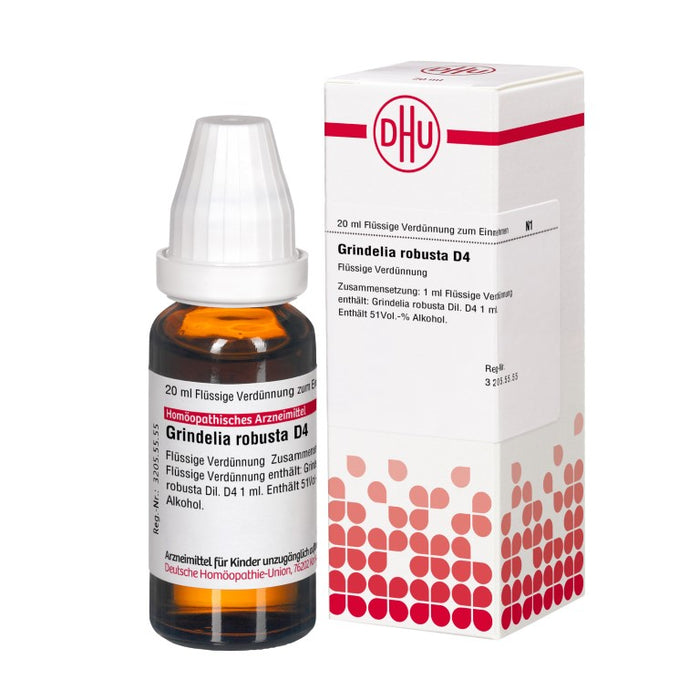 Grindelia robusta D4 DHU Dilution, 20 ml Lösung