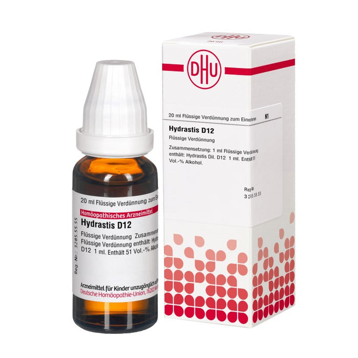 DHU Hydrastis D12 Dilution, 20 ml Lösung