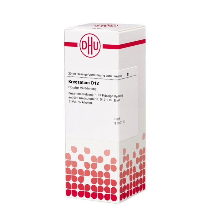 Kreosotum D12 DHU Dilution, 20 ml Lösung