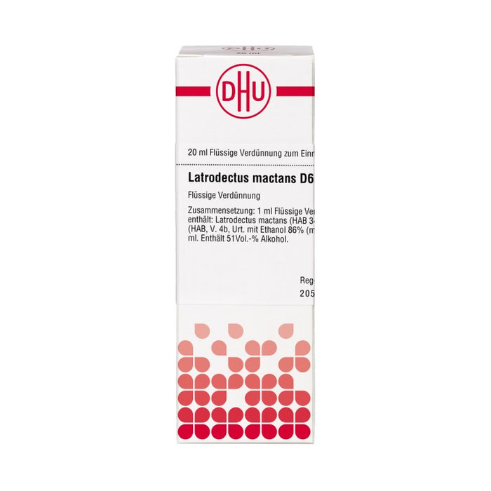 DHU Latrodectus mactans D6 Dilution, 20 ml Lösung