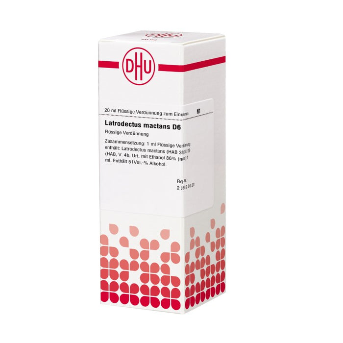 DHU Latrodectus mactans D6 Dilution, 20 ml Lösung