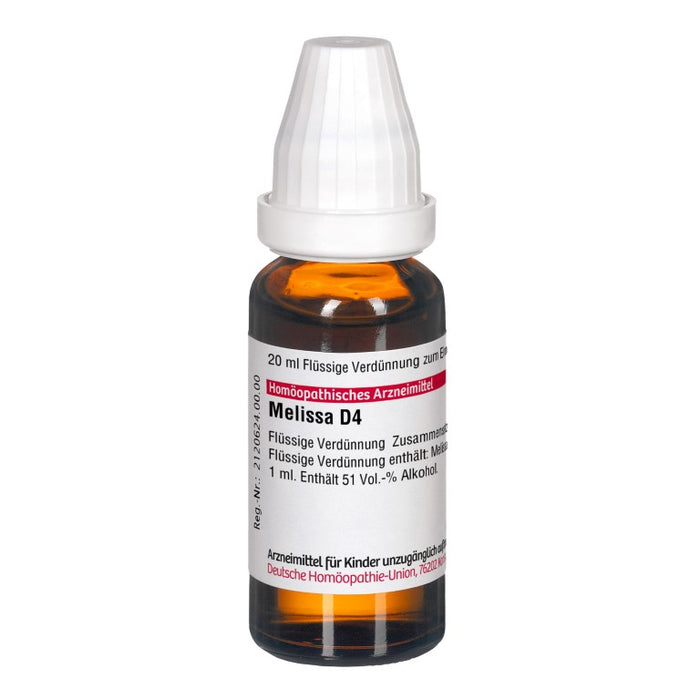 DHU Melissa D4 Dilution, 20 ml Lösung