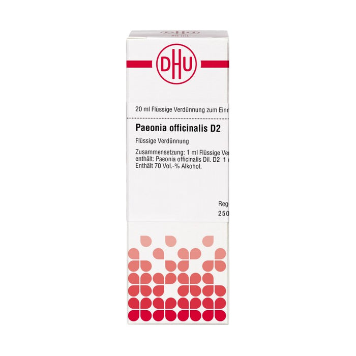 Paeonia officinalis D2 DHU Dilution, 20 ml Lösung