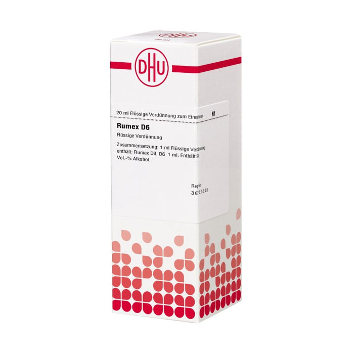 DHU Rumex D6 Dilution, 20 ml Lösung