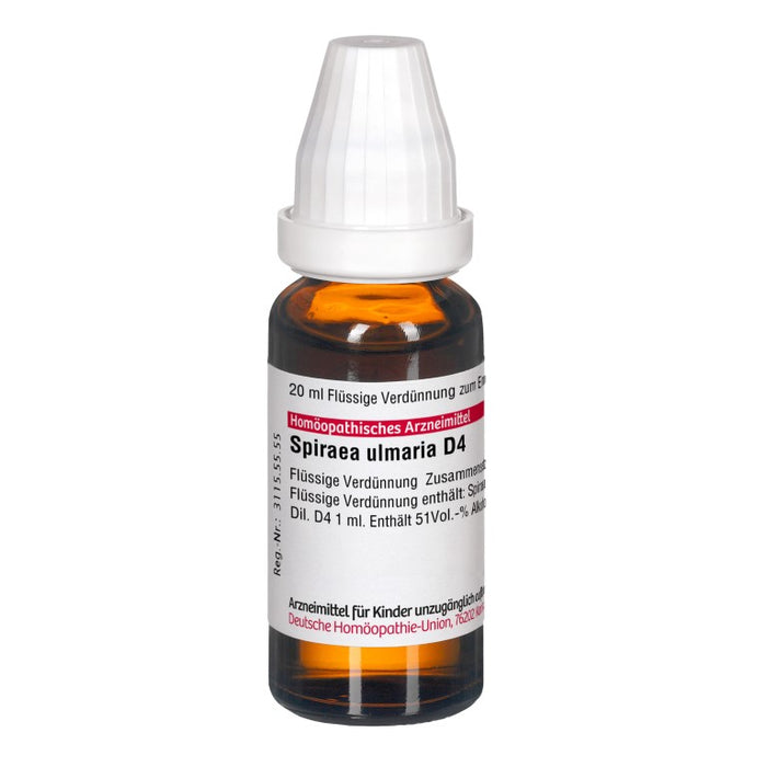 Spiraea ulmaria D4 DHU Dilution, 20 ml Lösung