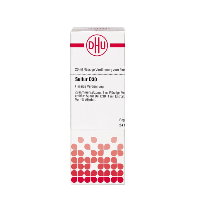 DHU Sulfur D30 Dilution, 20 ml Lösung