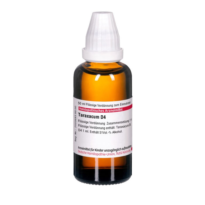 Taraxacum D4 DHU Dilution, 50 ml Lösung