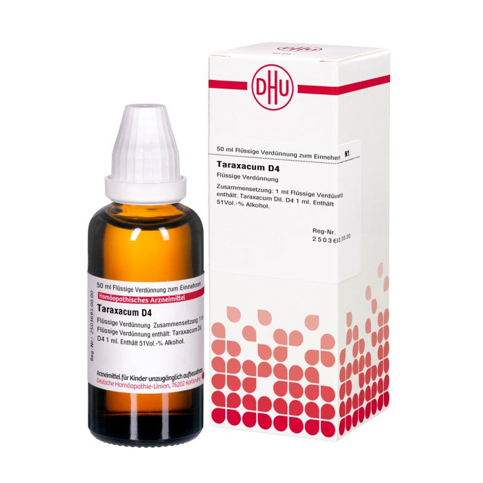 Taraxacum D4 DHU Dilution, 50 ml Lösung