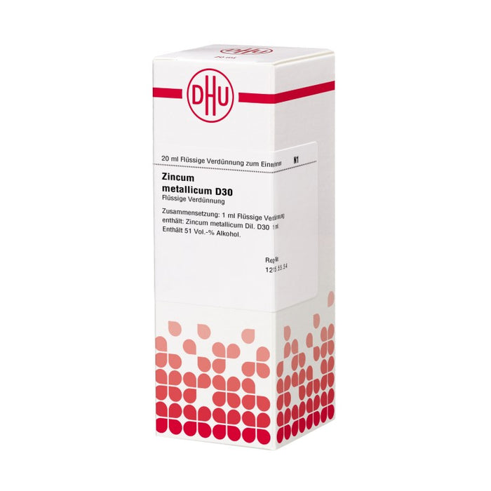 Zincum metallicum D30 DHU Dilution, 20 ml Lösung