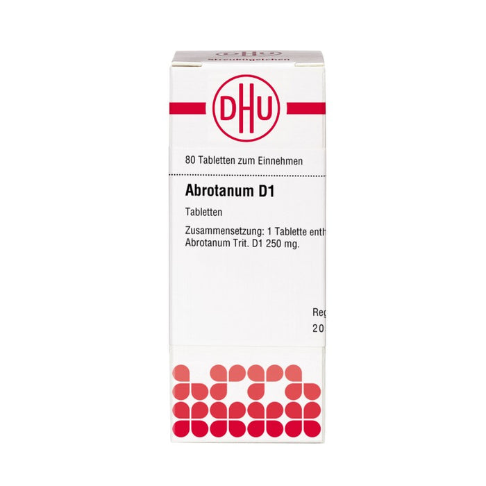 DHU Abrotanum D1 Tabletten, 80 St. Tabletten