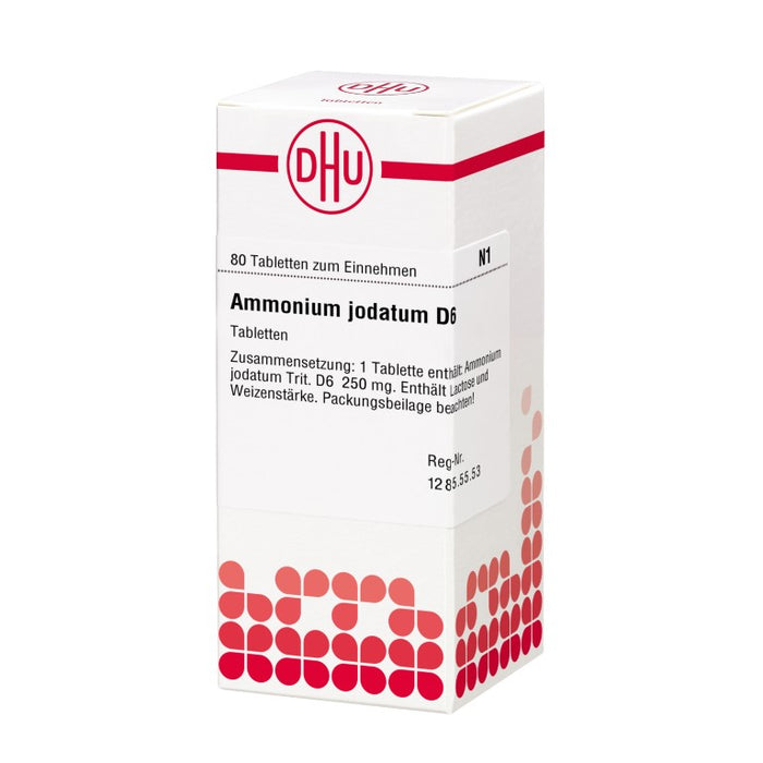 DHU Ammonium jodatum D6 Tabletten, 80 pcs. Tablets