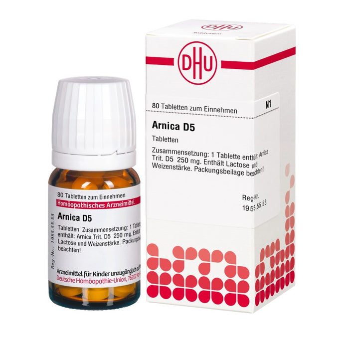 DHU Arnica D5 Tabletten, 80 St. Tabletten