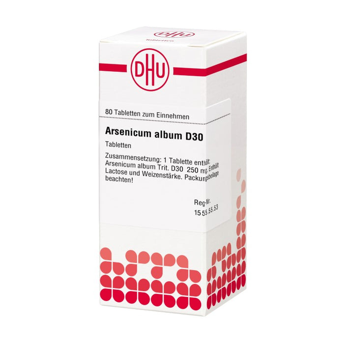 DHU Arsenicum album D30 Tabletten, 80 St. Tabletten