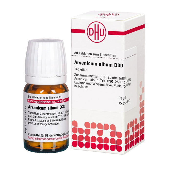 DHU Arsenicum album D30 Tabletten, 80 pcs. Tablets