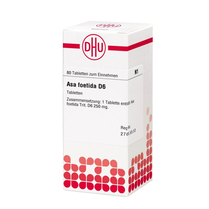 DHU Asa foetida D6 Tabletten, 80 pc Tablettes