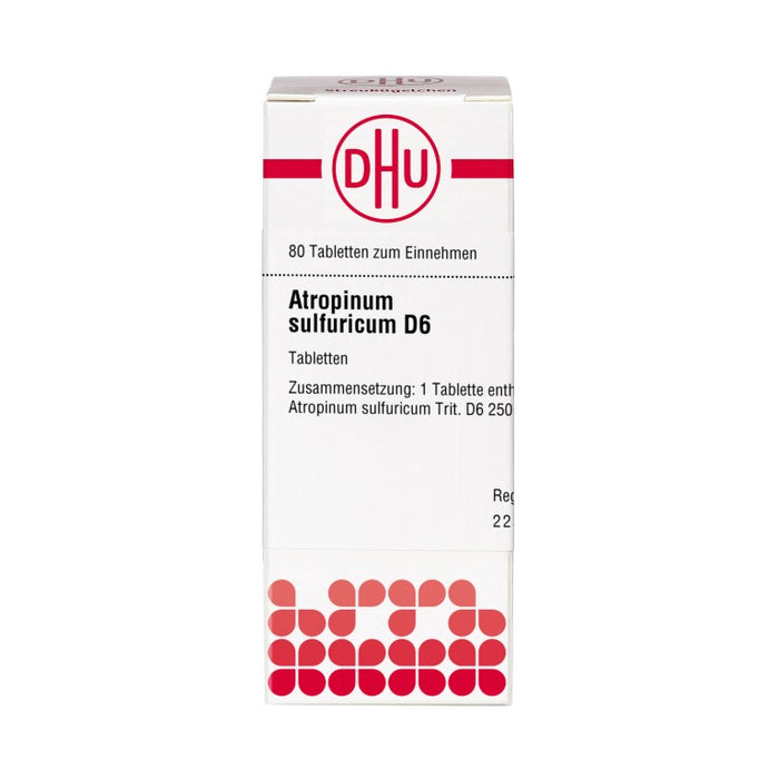 Atropinum sulfuricum D6 DHU Tabletten, 80 St. Tabletten