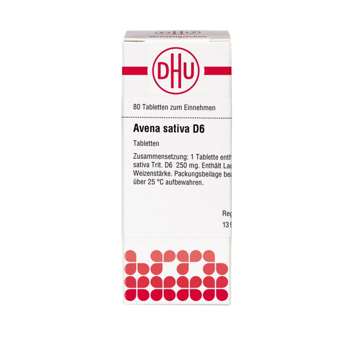 DHU Avena sativa D6 Tabletten, 80 pcs. Tablets