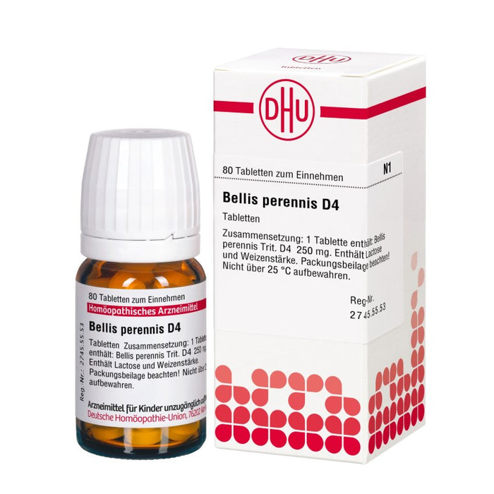 DHU Bellis perennis D4 Tabletten, 80 St. Tabletten