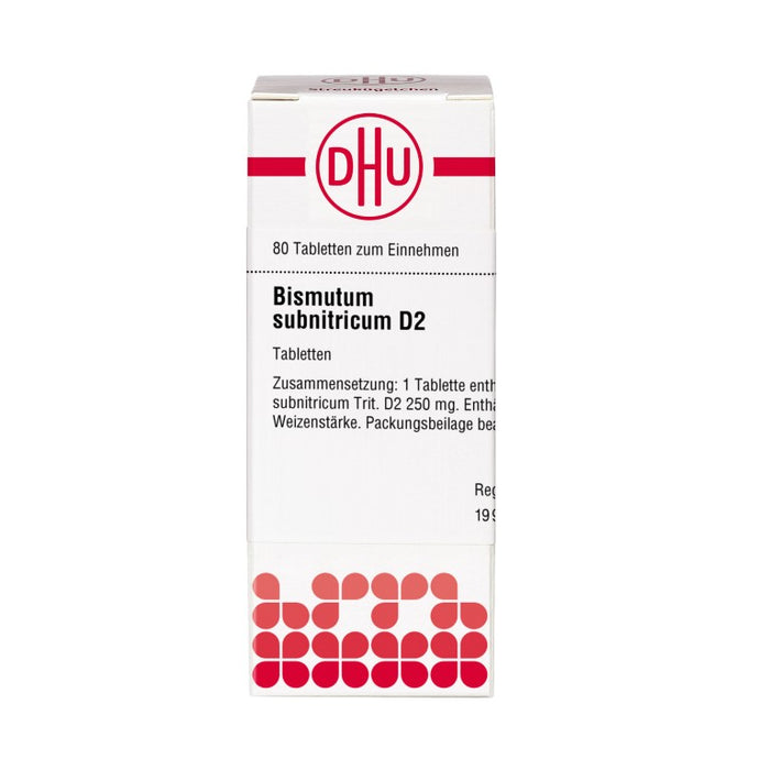 DHU Bismutum subnitricum D2 Tabletten, 80 pcs. Tablets