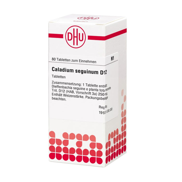 DHU Caladium seguinum D12 Tabletten, 80 St. Tabletten