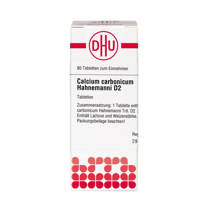 DHU Calcium carbonicum Hahnemanni D2 Tabletten, 80 St. Tabletten