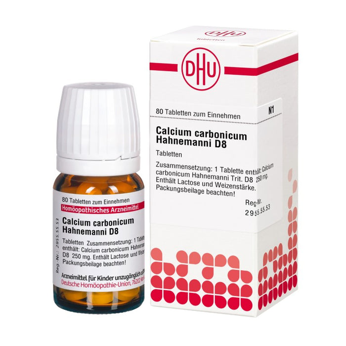 DHU Calcium carbonicum Hahnemanni D8 Tabletten, 80 St. Tabletten