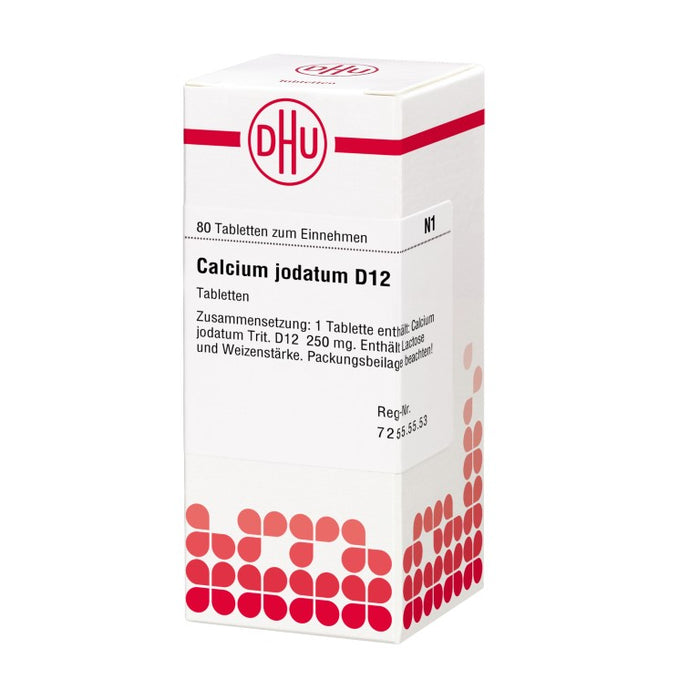 DHU Calcium jodatum D12 Tabletten, 80 pcs. Tablets