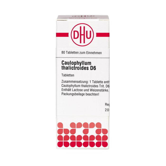 DHU Caulophyllum thalictroides D6 Tabletten, 80 pcs. Tablets