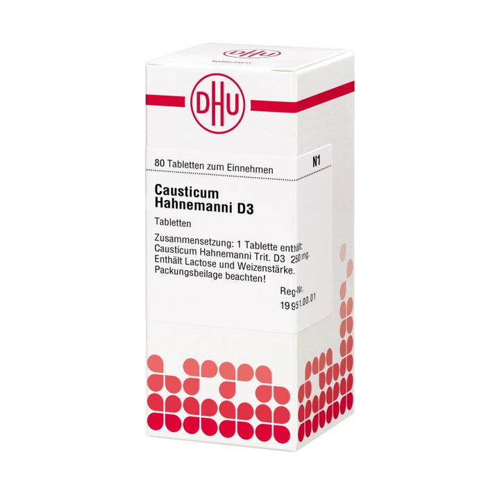 DHU Causticum Hahnemanni D3 Tabletten, 80 St. Tabletten