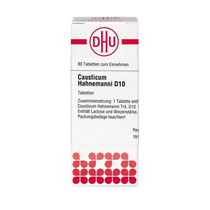 DHU Causticum Hahnemanni D10 Tabletten, 80 pc Tablettes