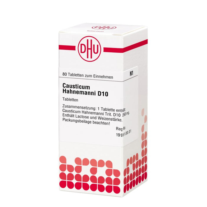 DHU Causticum Hahnemanni D10 Tabletten, 80 pc Tablettes