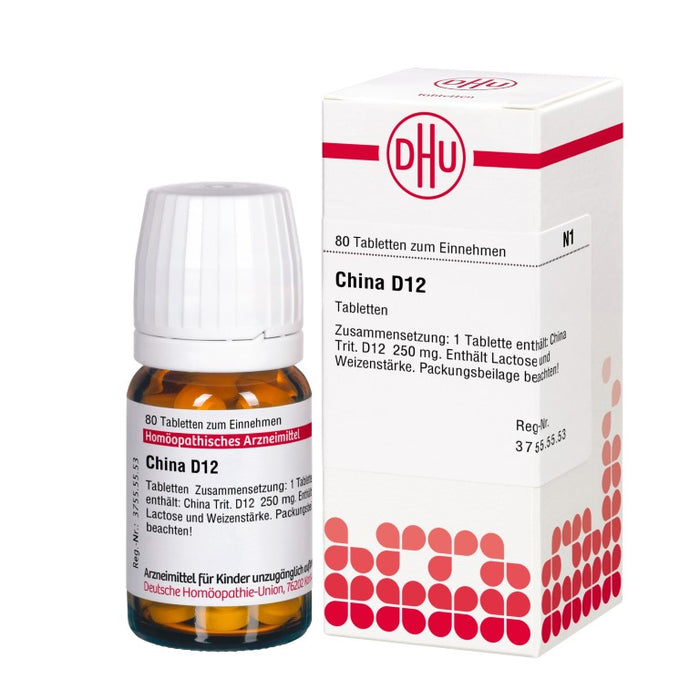 DHU China D12 Tabletten, 80 St. Tabletten