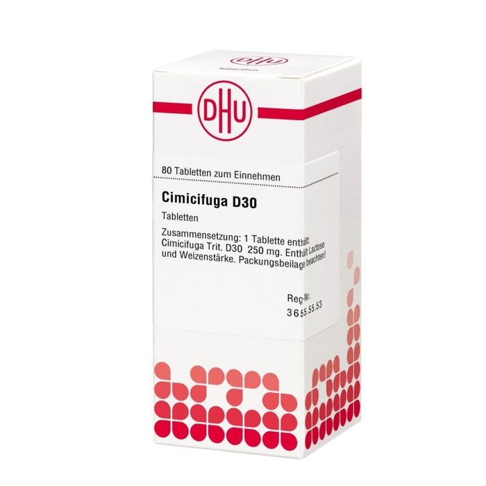 DHU Cimicifuga D30 Tabletten, 80 St. Tabletten