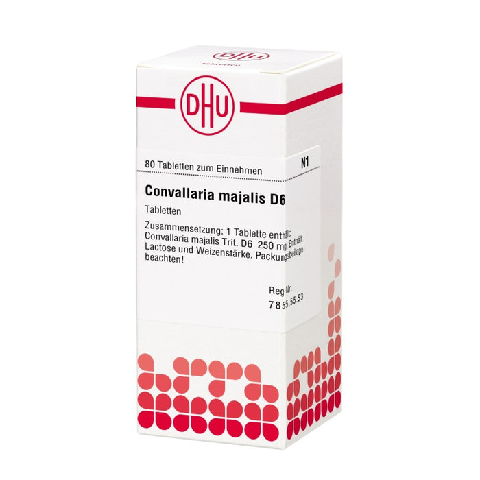 DHU Convallaria majalis D6 Tabletten, 80 pc Tablettes