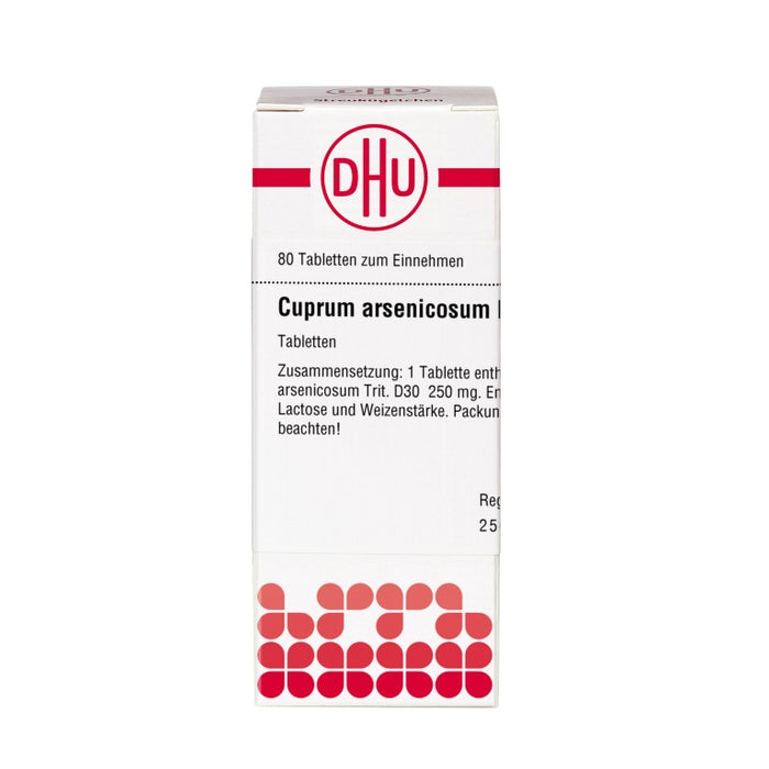 DHU Cuprum arsenicosum D30 Tabletten, 80 pc Tablettes