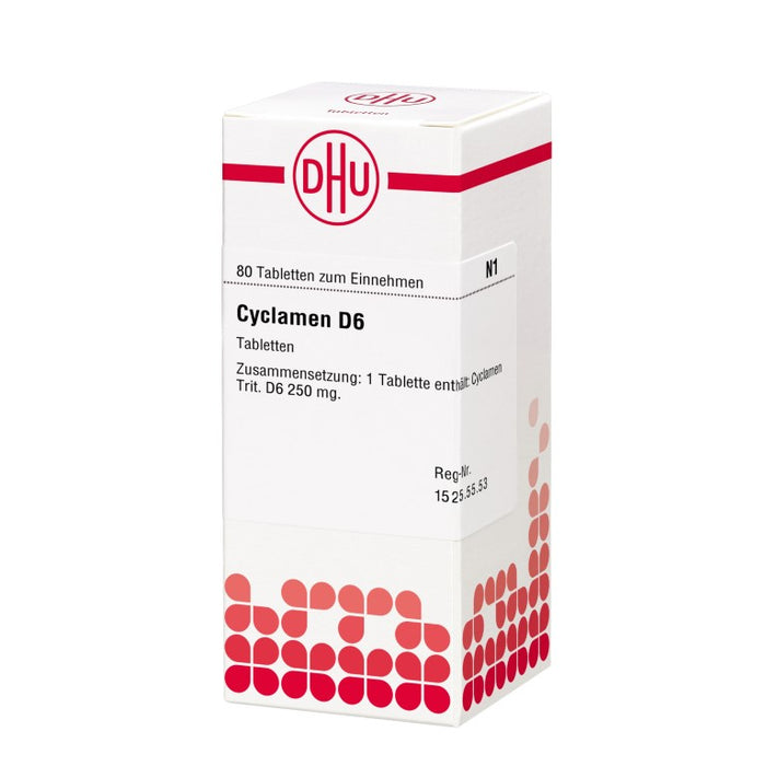 Cyclamen D6 DHU Tabletten, 80 St. Tabletten