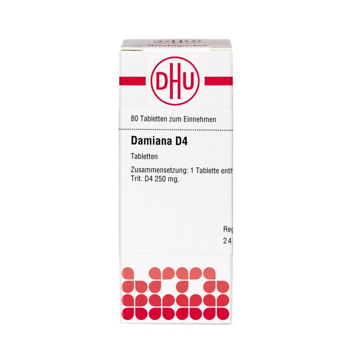 DHU Damiana D4 Tabletten, 80 pcs. Tablets