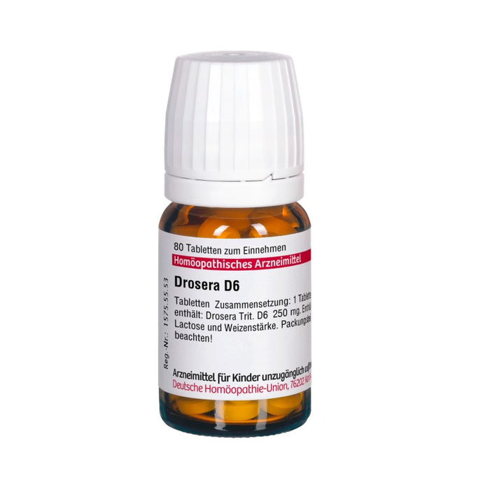 Drosera D6 DHU Tabletten, 80 St. Tabletten