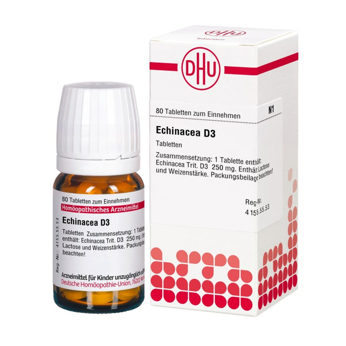 DHU Echinacea D3 Tabletten, 80 pc Tablettes