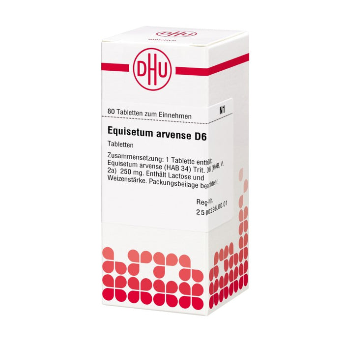 DHU Equisetum arvense D6 Tabletten, 80 pc Tablettes