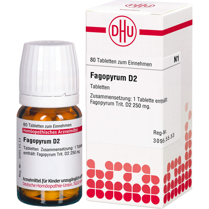 Fagopyrum D2 DHU Tabletten, 80 St. Tabletten