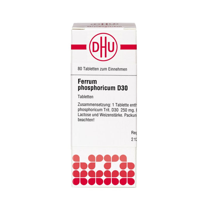 DHU Ferrum phosphoricum D30 Tabletten, 80 St. Tabletten