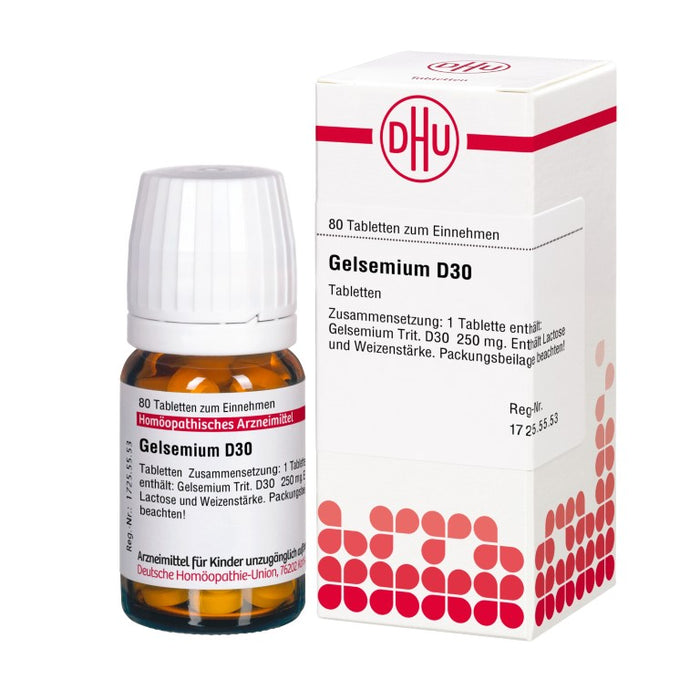 DHU Gelsemium D30 Tabletten, 80 St. Tabletten