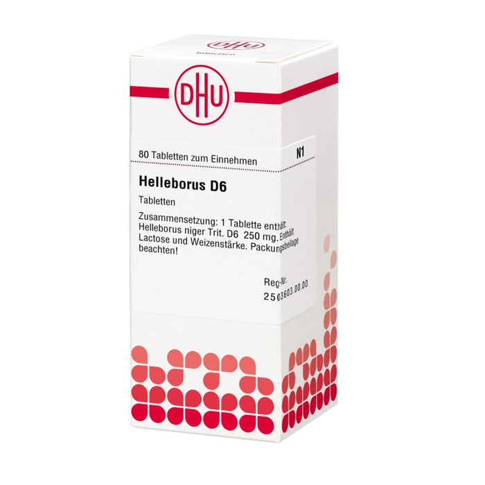 DHU Helleborus D6 Tabletten, 80 pc Tablettes