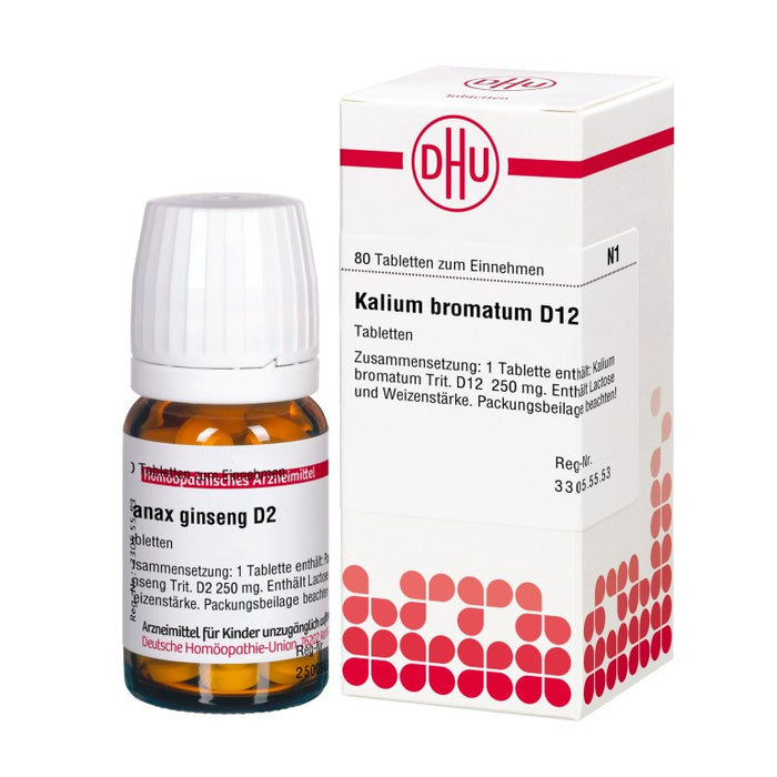 DHU Kalium bromatum D12 Tabletten, 80 St. Tabletten