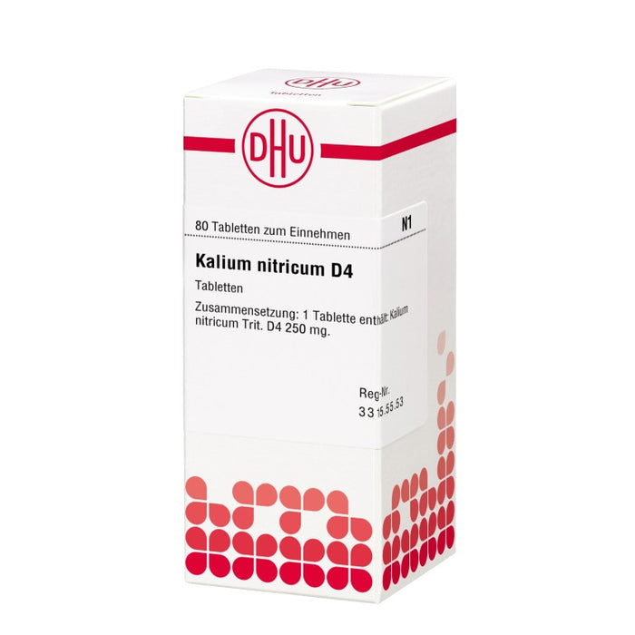 DHU Kalium nitricum D4 Tabletten, 80 St. Tabletten